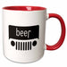 image of 15oz Two-Tone Red Mug