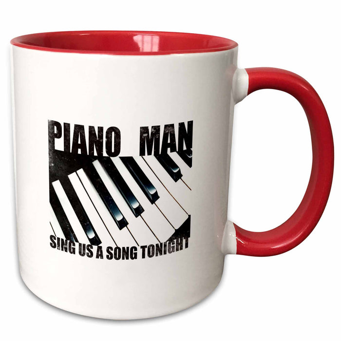 image of 15oz Two-Tone Red Mug