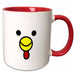 image of 15oz Two-Tone Red Mug