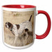 image of 15oz Two-Tone Red Mug