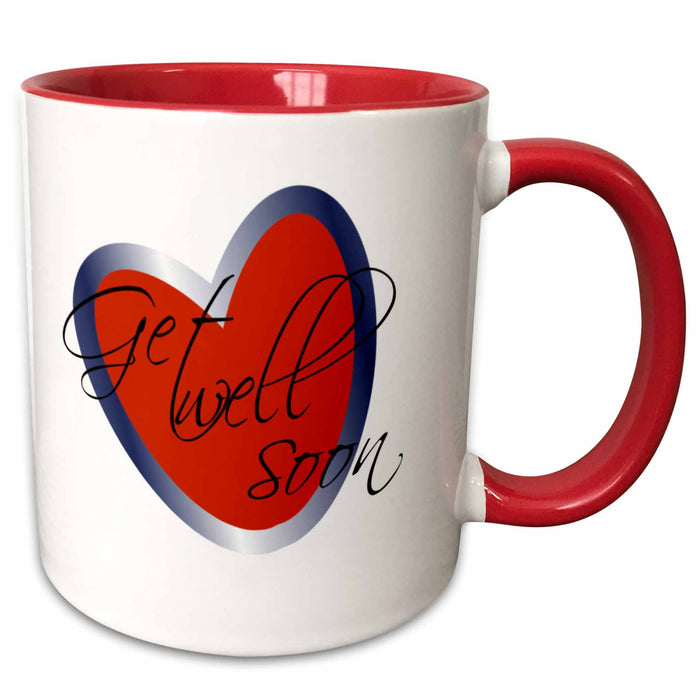 image of 11oz Two-Tone Red Mug