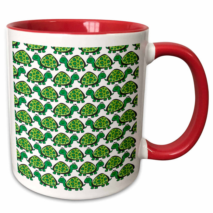 image of 11oz Two-Tone Red Mug