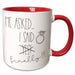 image of 11oz Two-Tone Red Mug