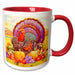 image of 15oz Two-Tone Red Mug