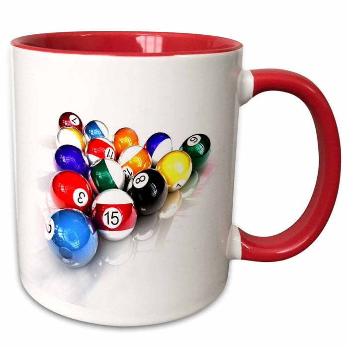 image of 15oz Two-Tone Red Mug