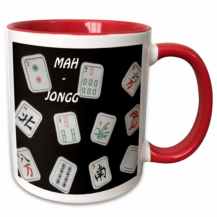 image of 15oz Two-Tone Red Mug