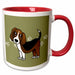 image of 11oz Two-Tone Red Mug