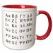 image of 15oz Two-Tone Red Mug