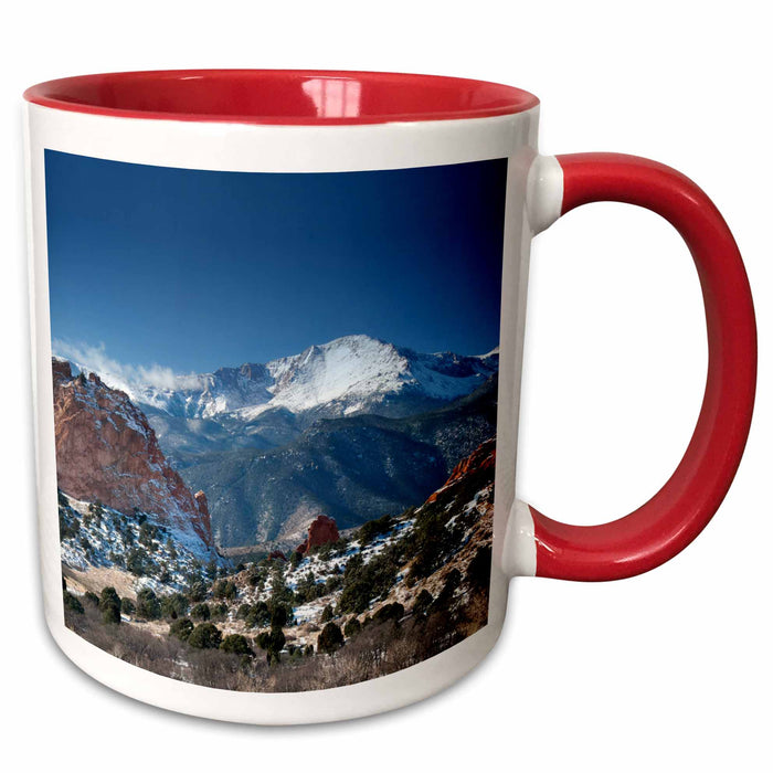 image of 11oz Two-Tone Red Mug