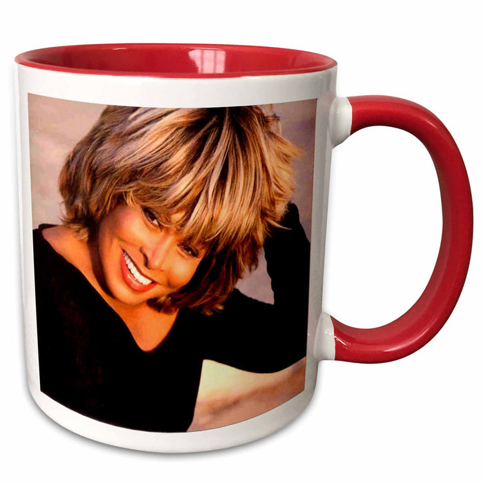 image of 11oz Two-Tone Red Mug