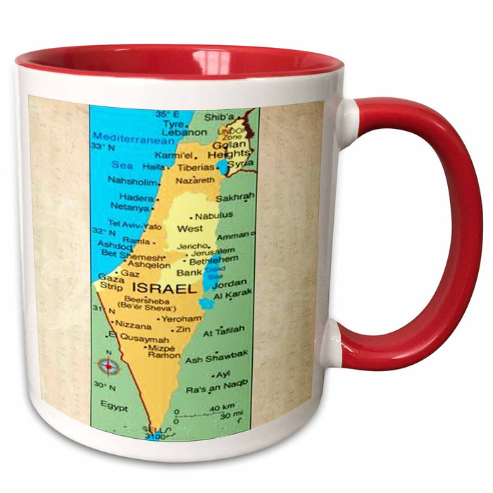 image of 15oz Two-Tone Red Mug