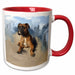 image of 11oz Two-Tone Red Mug