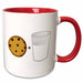 image of 11oz Two-Tone Red Mug