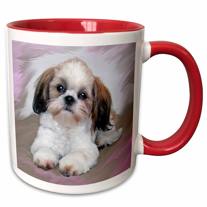 image of 15oz Two-Tone Red Mug