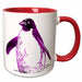 image of 15oz Two-Tone Red Mug