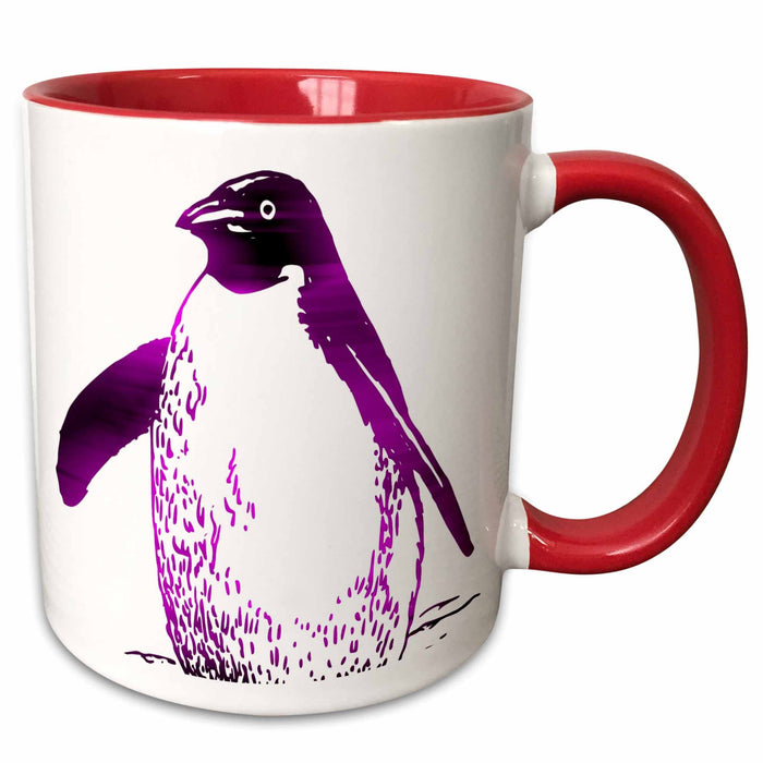 image of 11oz Two-Tone Red Mug