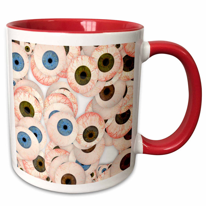 image of 15oz Two-Tone Red Mug