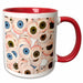 image of 11oz Two-Tone Red Mug