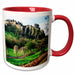 image of 15oz Two-Tone Red Mug