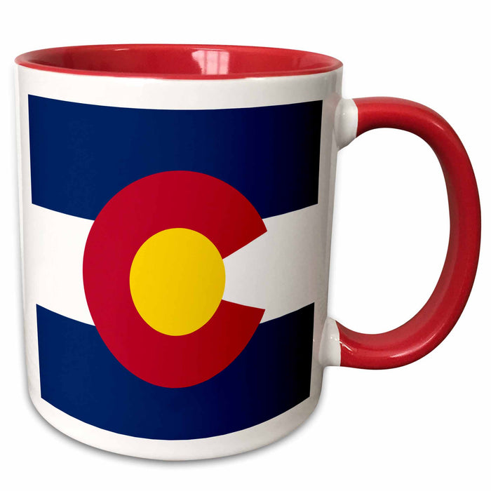 image of 15oz Two-Tone Red Mug