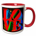 image of 15oz Two-Tone Red Mug