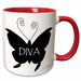 image of 15oz Two-Tone Red Mug