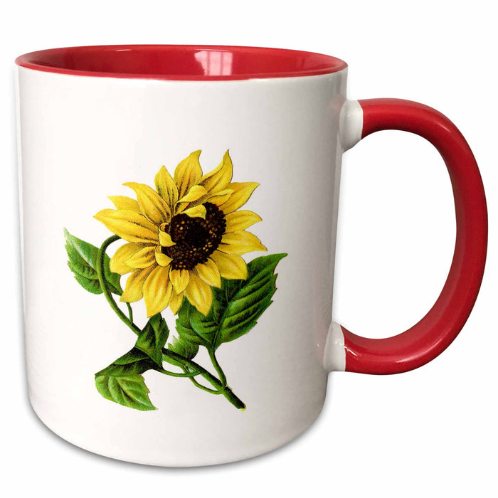 image of 11oz Two-Tone Red Mug