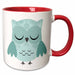 image of 15oz Two-Tone Red Mug