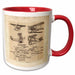 image of 15oz Two-Tone Red Mug