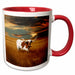 image of 11oz Two-Tone Red Mug