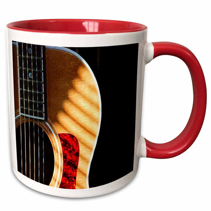 image of 11oz Two-Tone Red Mug