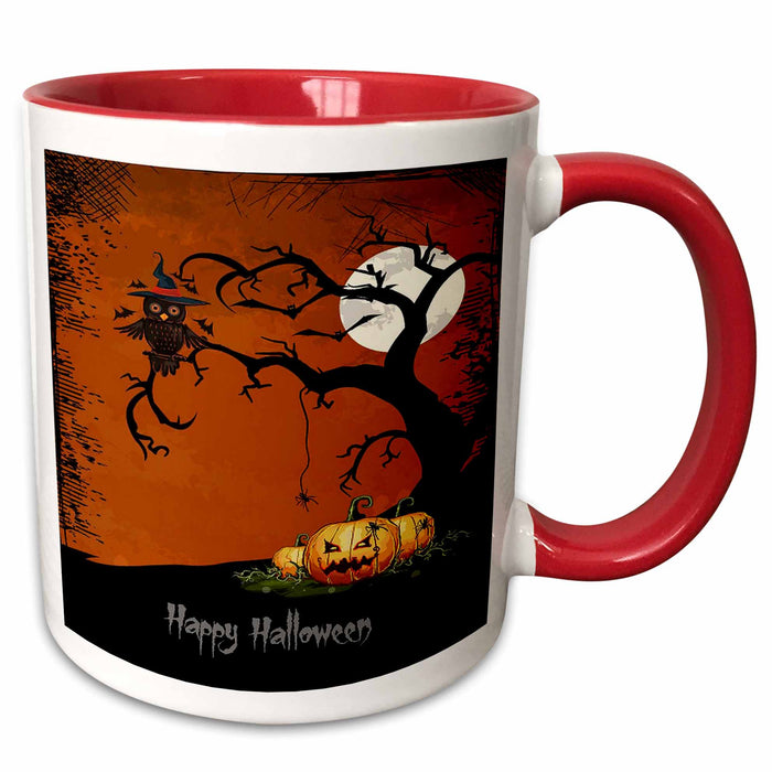 image of 15oz Two-Tone Red Mug