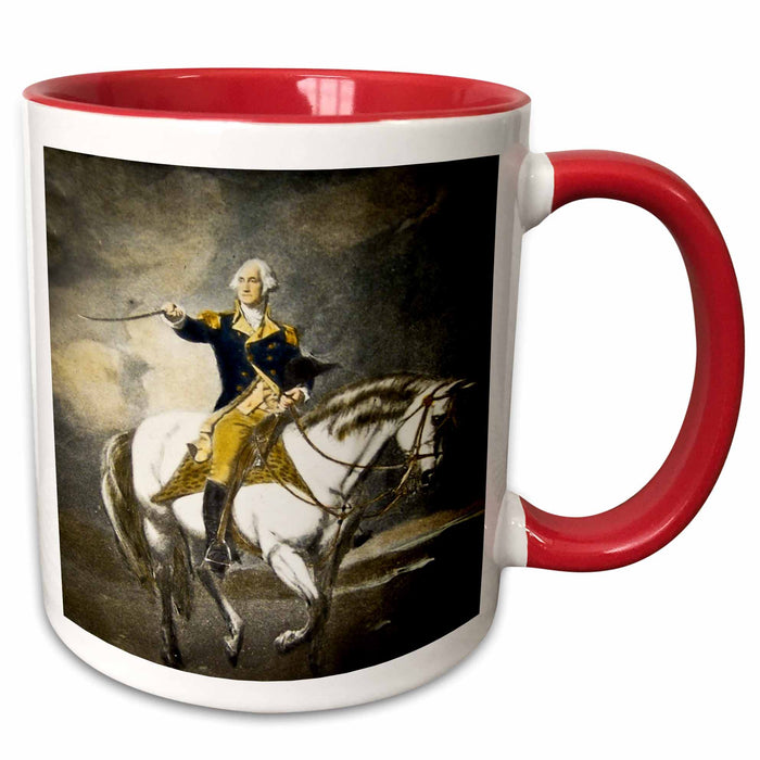 image of 11oz Two-Tone Red Mug