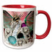 image of 11oz Two-Tone Red Mug