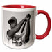 image of 15oz Two-Tone Red Mug