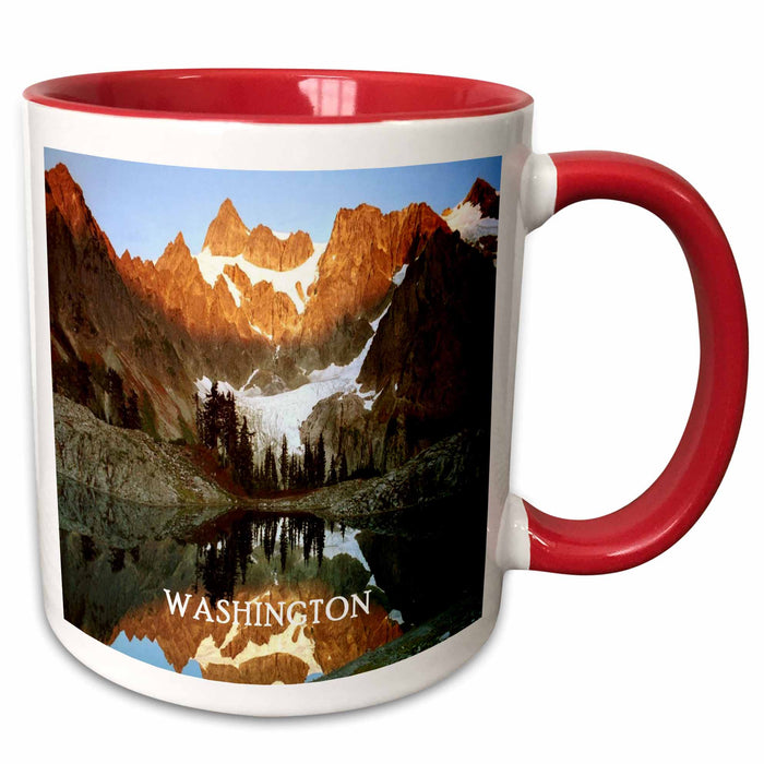 image of 11oz Two-Tone Red Mug