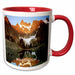 image of 11oz Two-Tone Red Mug