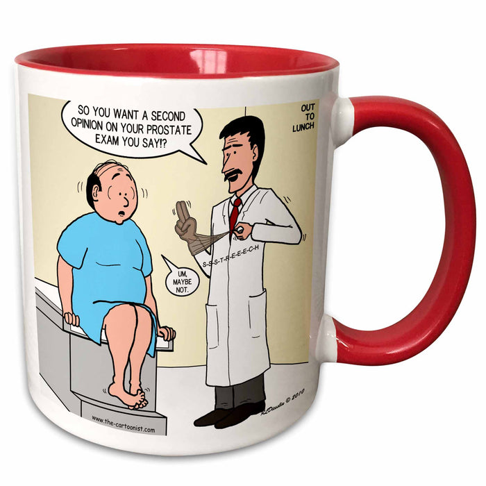 image of 11oz Two-Tone Red Mug