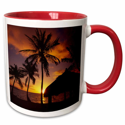 image of 15oz Two-Tone Red Mug