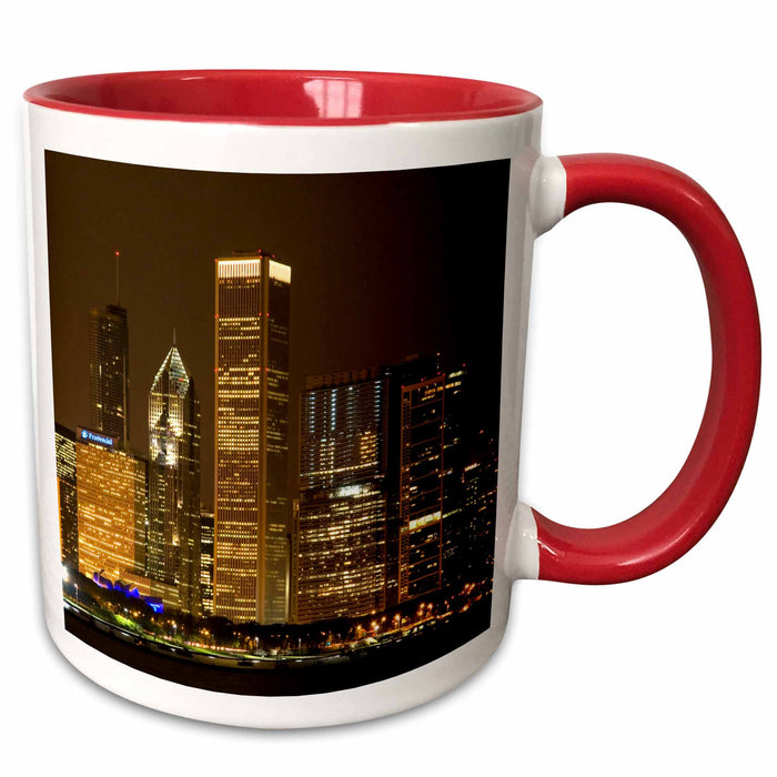 image of 15oz Two-Tone Red Mug