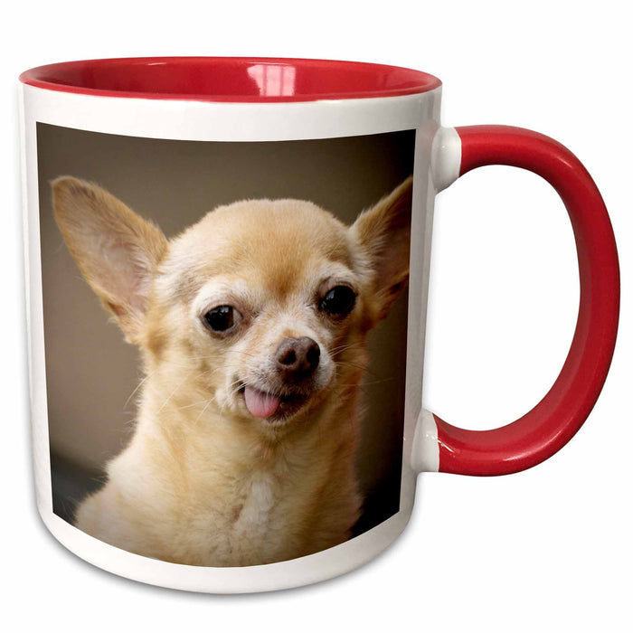 image of 11oz Two-Tone Red Mug