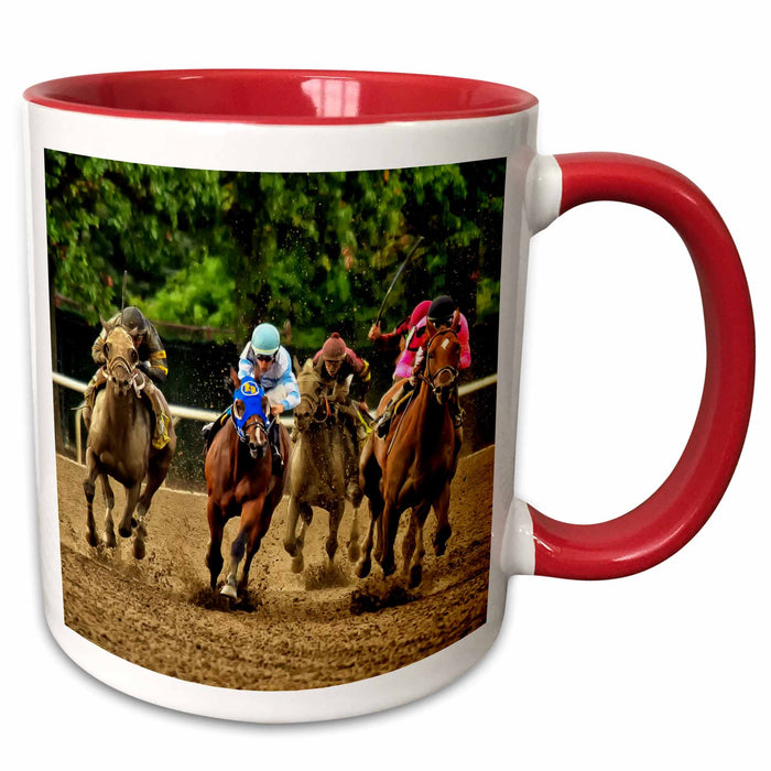 image of 15oz Two-Tone Red Mug