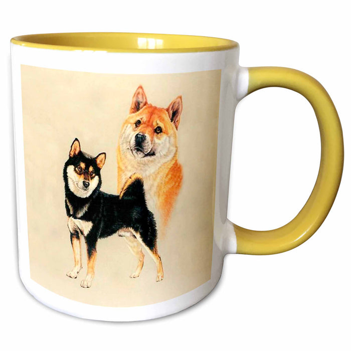 image of 15oz Two-Tone Yellow Mug