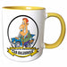 image of 11oz Two-Tone Yellow Mug