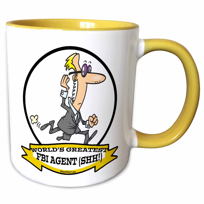 image of 11oz Two-Tone Yellow Mug