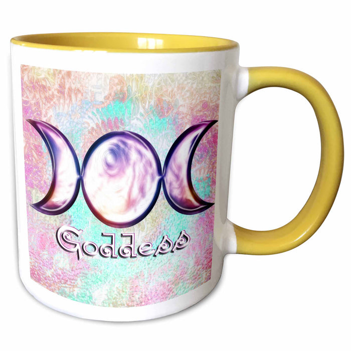 image of 11oz Two-Tone Yellow Mug