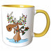 image of 11oz Two-Tone Yellow Mug