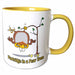 image of 11oz Two-Tone Yellow Mug