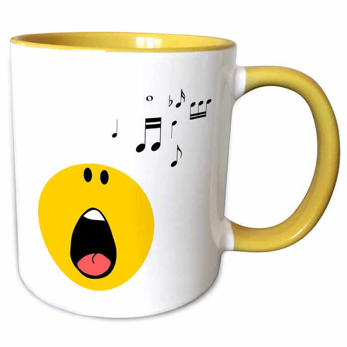 image of 11oz Two-Tone Yellow Mug