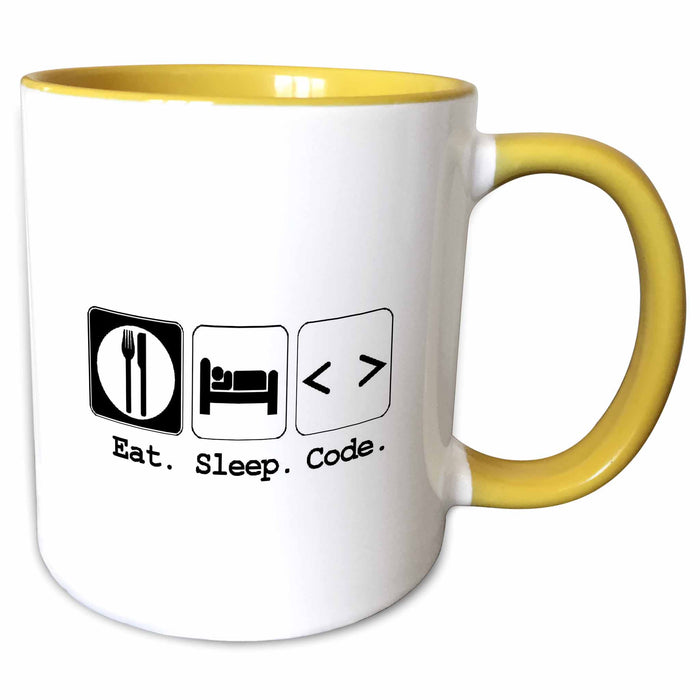 image of 15oz Two-Tone Yellow Mug